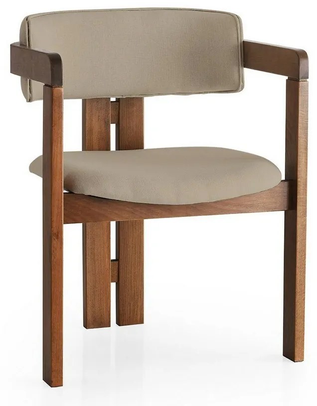 Jedálenská stolička CO Mink and Walnut