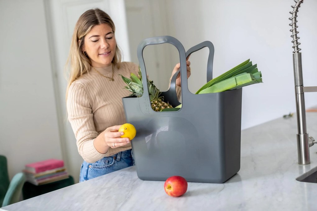 Taška Tasche Organic Nature XL sivá
