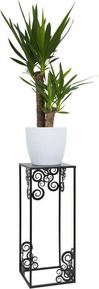 STOJAN NA KVETINÁČ FRAME 60X24X24 CM ČIERNA