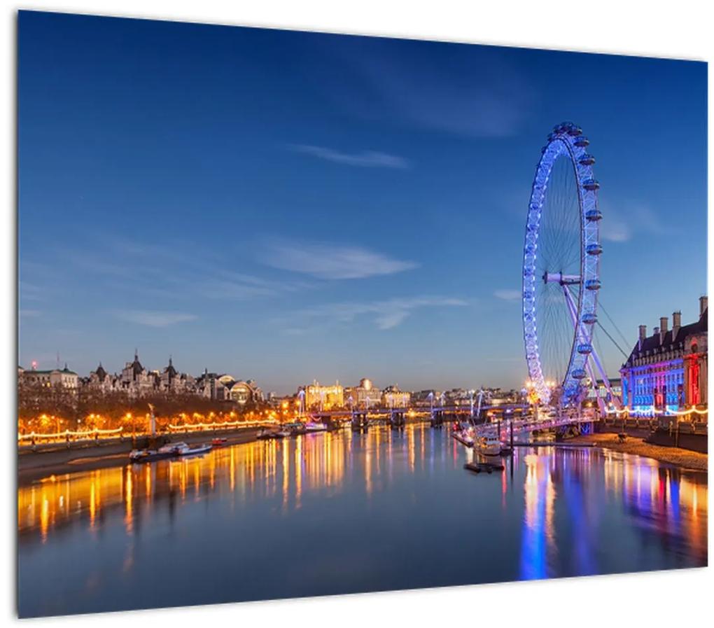 Sklenený obraz London Eye (70x50 cm)