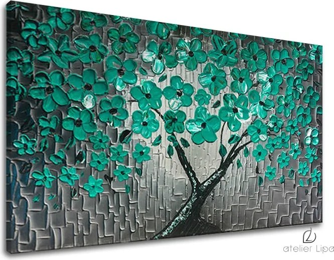 Autorská reprodukcia na plátne KVETY