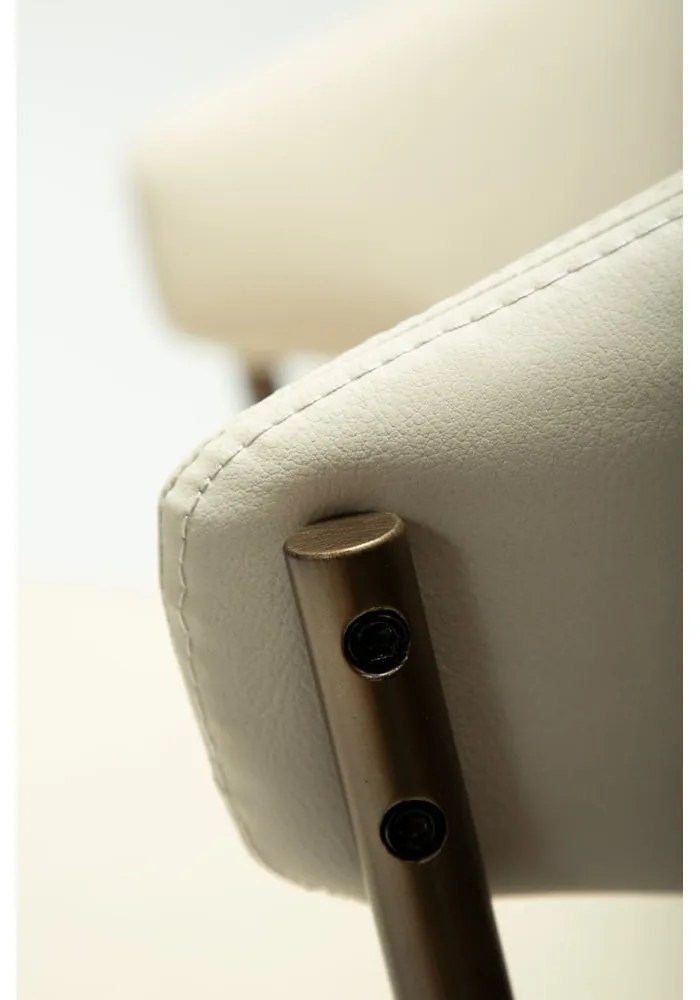 Slonovinová jedálenská stolička z imitácie kože Zone – DAN-FORM Denmark