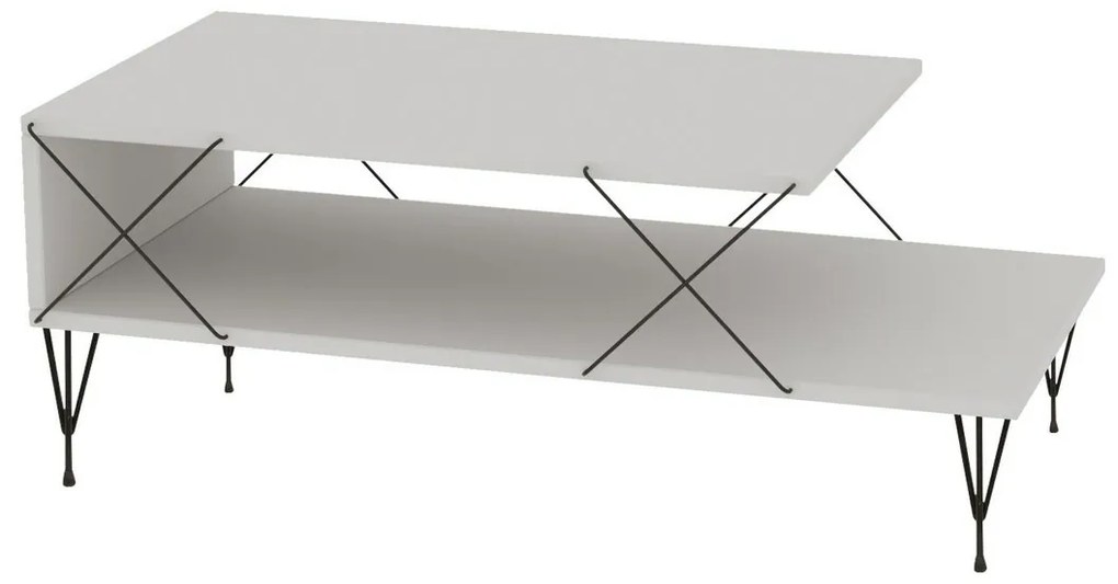 Konferenčný stolík Loire White and Black