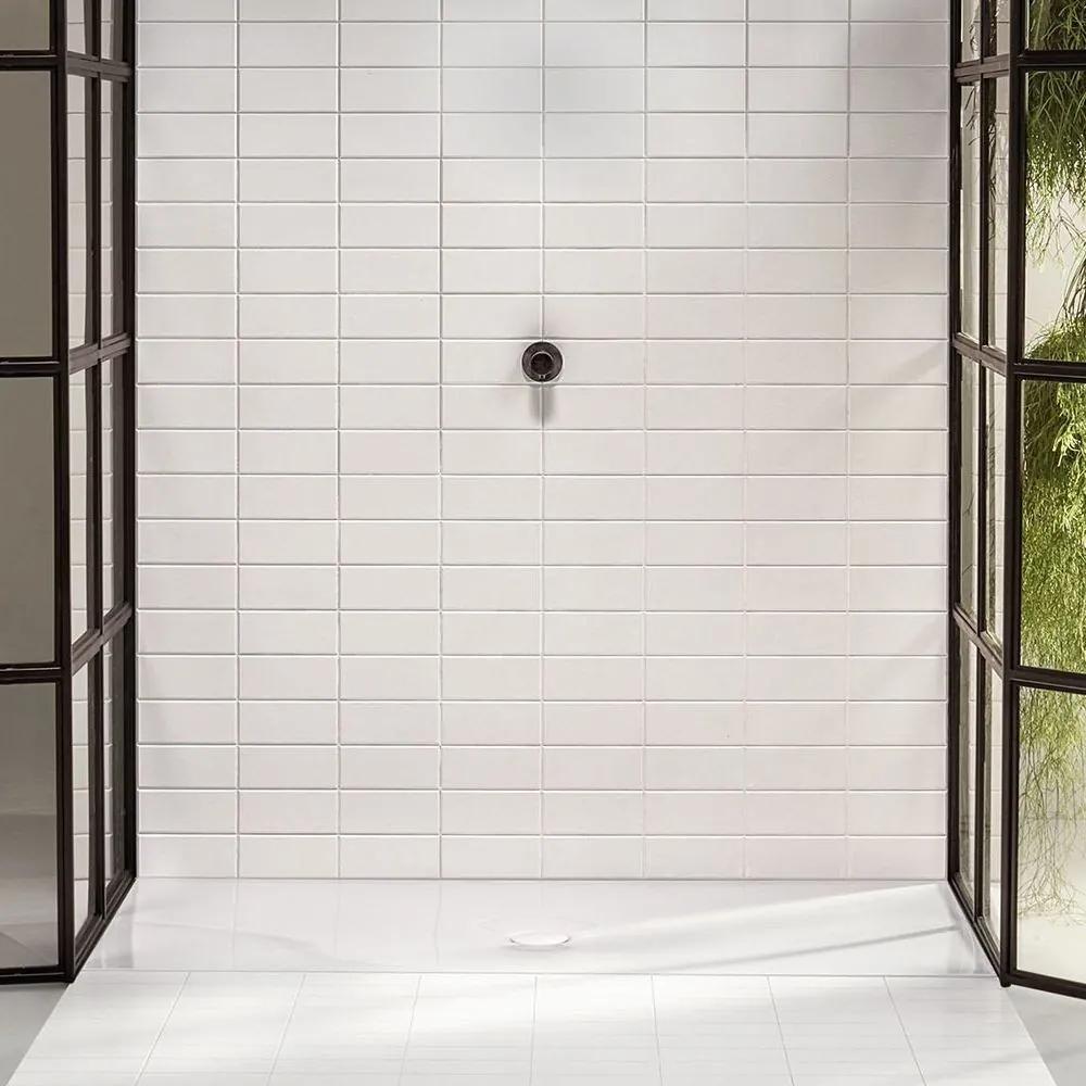 BETTE Floor štvorcová sprchová vanička z glazovanej titánovej ocele, 900 x 900 x 30 mm, biela, nosič vaničky Minimum, 5931-000T1