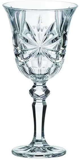 Crystal Bohemia poháre na víno Lorey ribbon 280 ml 6 ks