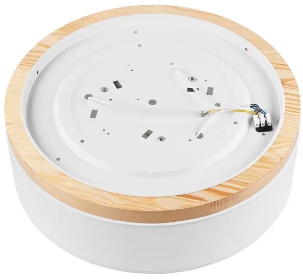 Brilagi - LED Stropné svietidlo BELLADONNA 3xE27/15W/230V pr. 50 cm biela/borovica