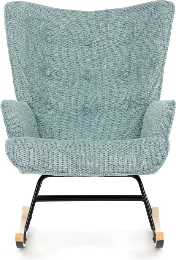 Hojdacie kreslo FABIAN — látka, modrá