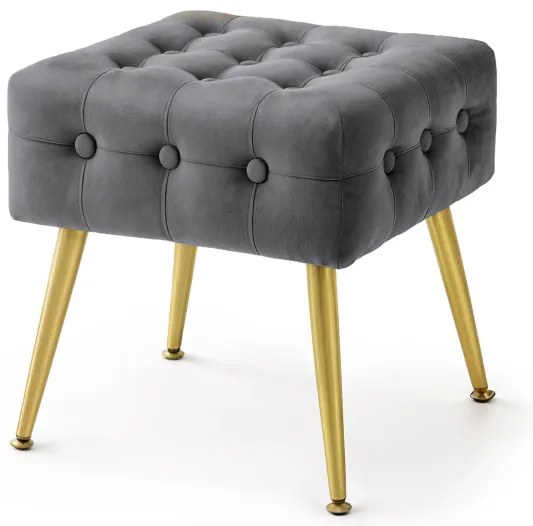 Taburetka QUADRA sivá