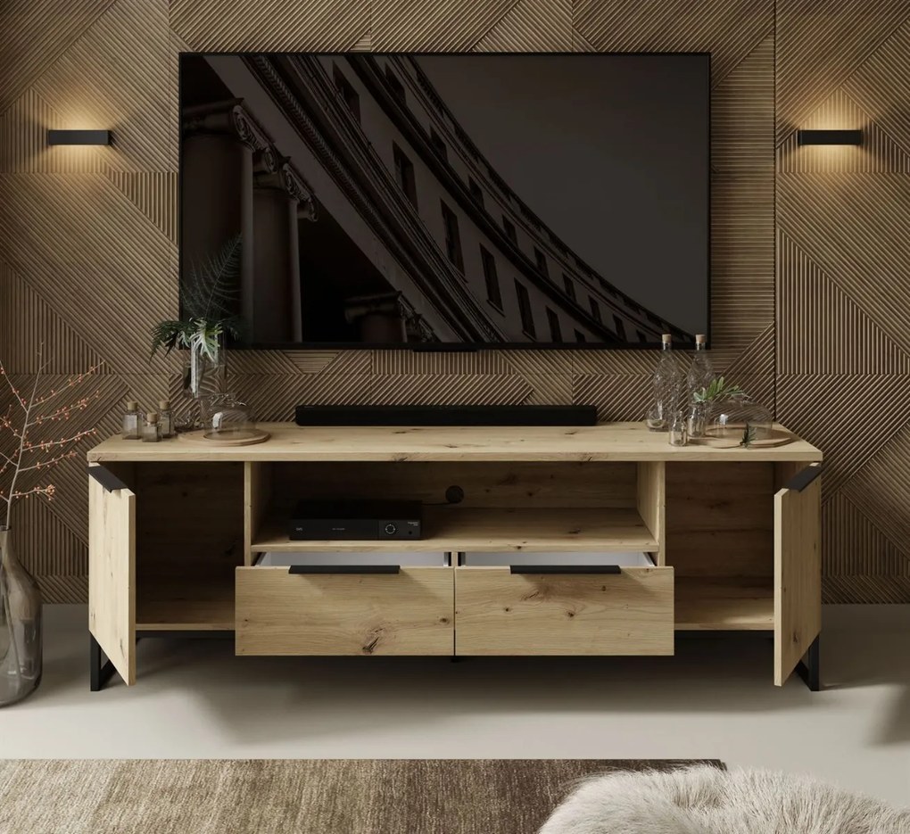 TV STOLÍK VALBO DUB ARTISAN 179 cm