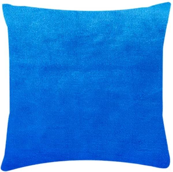 XPOSE® Mikroplyšová obliečka na vankúš - modrá 40x40 cm