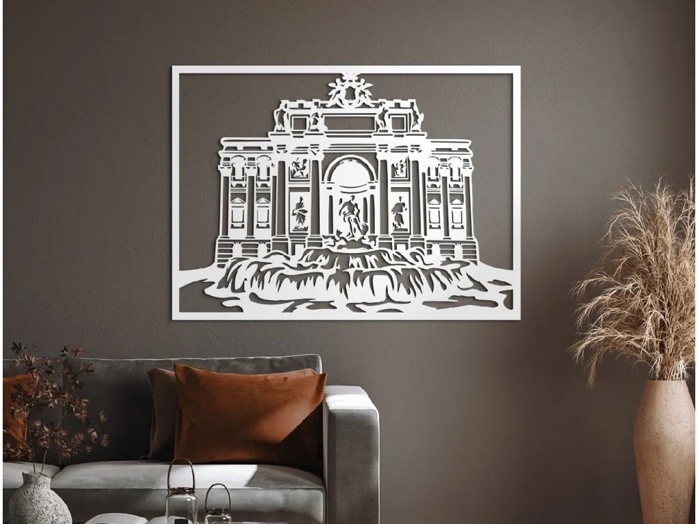 drevko Obraz Fontána di Trevi Rozmer obrazu: 47,5 x 65 cm, Farba dekorácie: Čierna