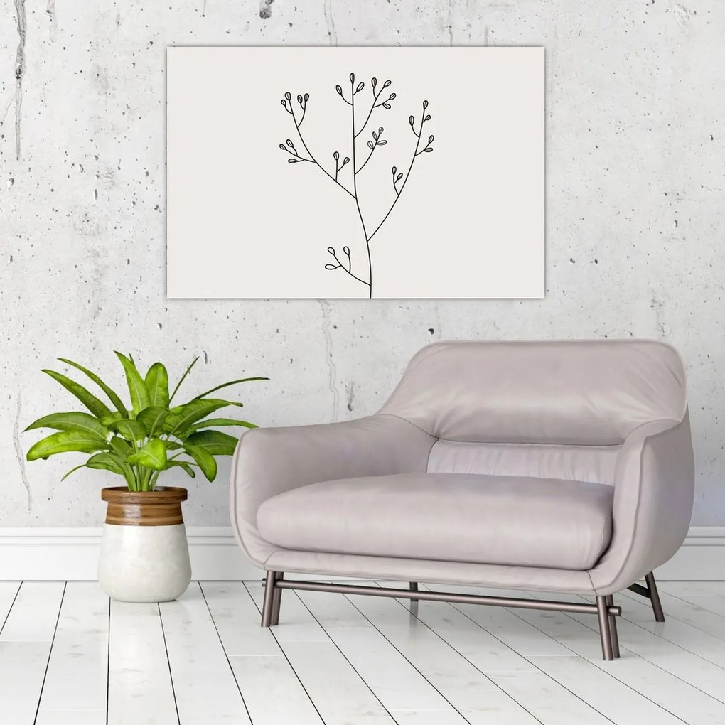 Obraz - Lúčny kvet N⁰3 (90x60 cm)