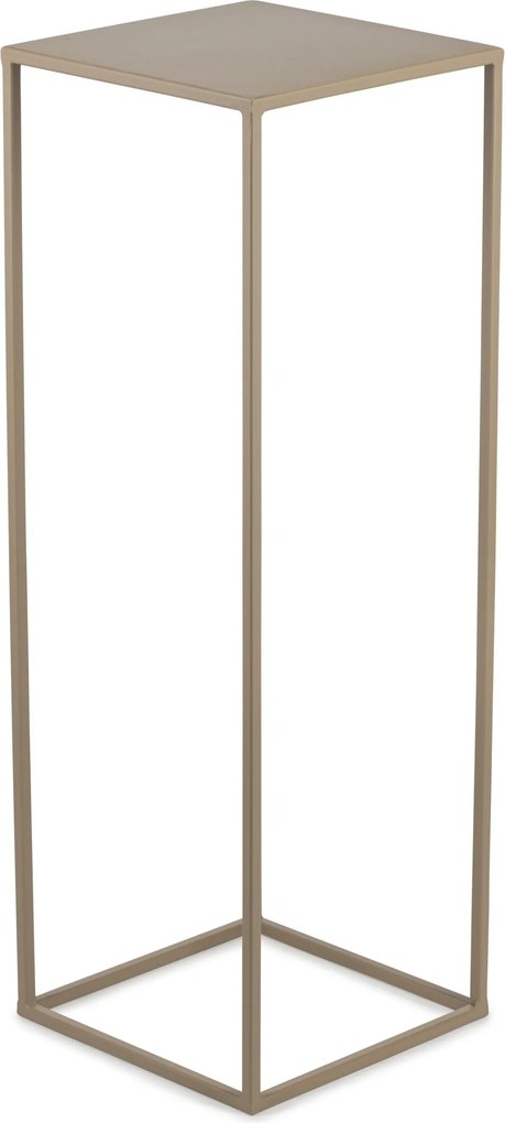 Kovový stojan na květiny BOOLO 70 cm béžový