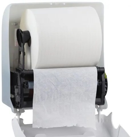 Mechanický podávač papierových uterákov v roliach Merida Solid Cut, čierna