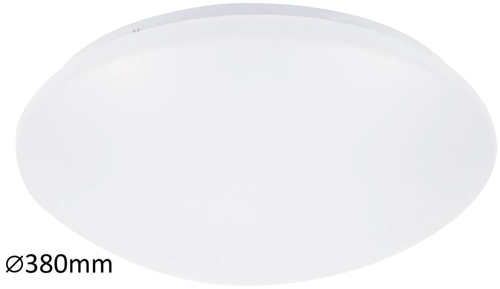 RABALUX Stropné LED svietidlo LUCAS, 24 W, denná biela, 38 cm, okrúhle