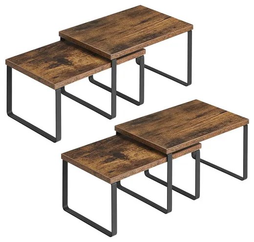 Set 4 kuchynských políc KCS021X01