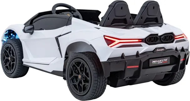 Elektrické autíčko Lamborghini Revuelto XL STRONG biele
