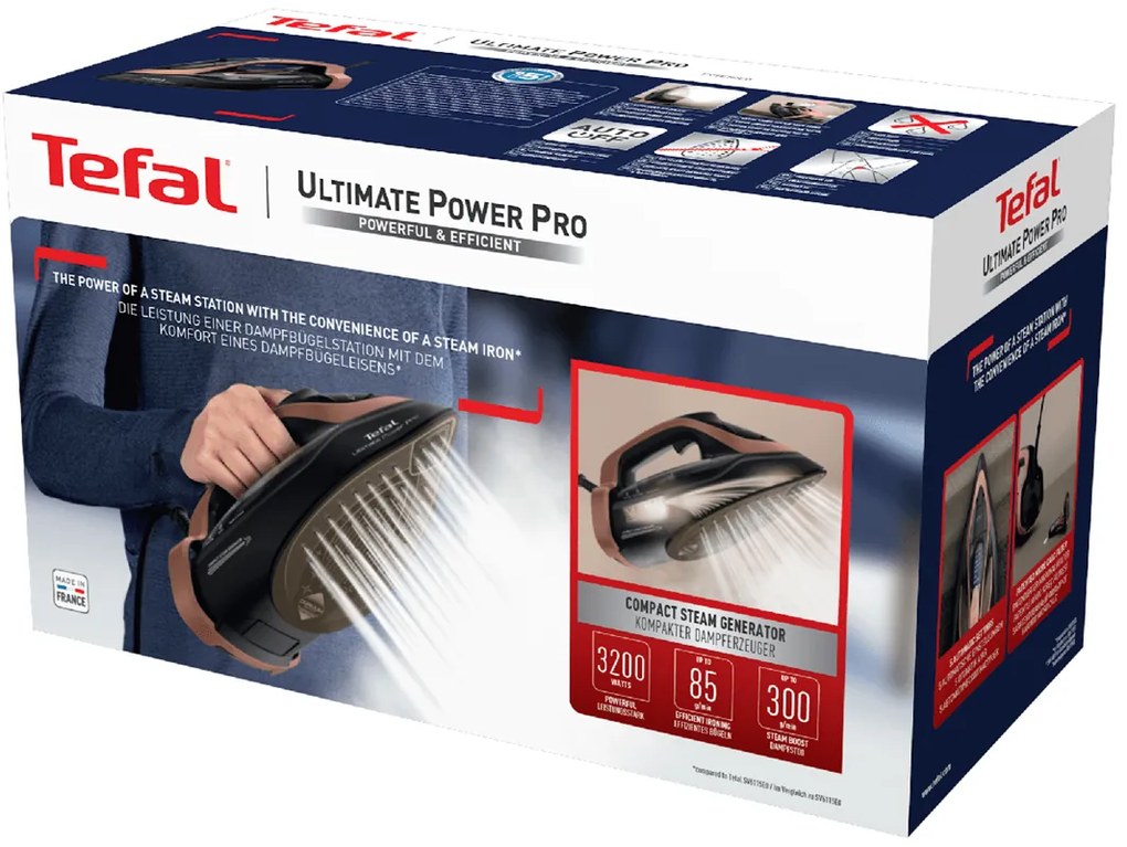 Naparovacia žehlička Tefal Ultimate Power Pro FV9E50E0 Medená/Čierna