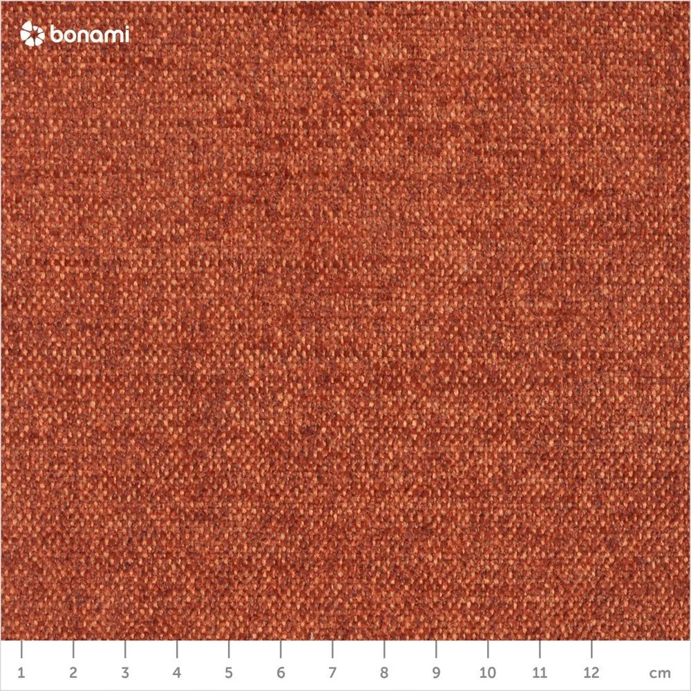 Tehlovooranžová rozkladacia rohová pohovka Miuform Scandic Lagom, pravý roh