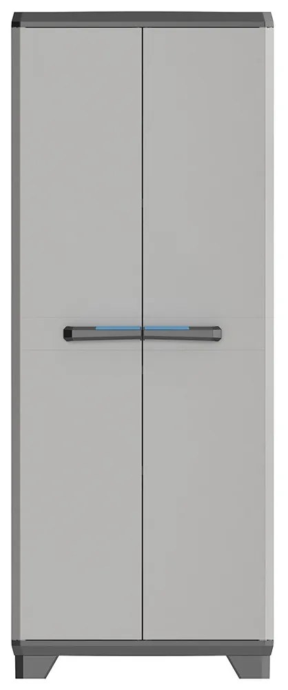 Plastová skriňa LINEAR, 3 police, 173x68x39 cm