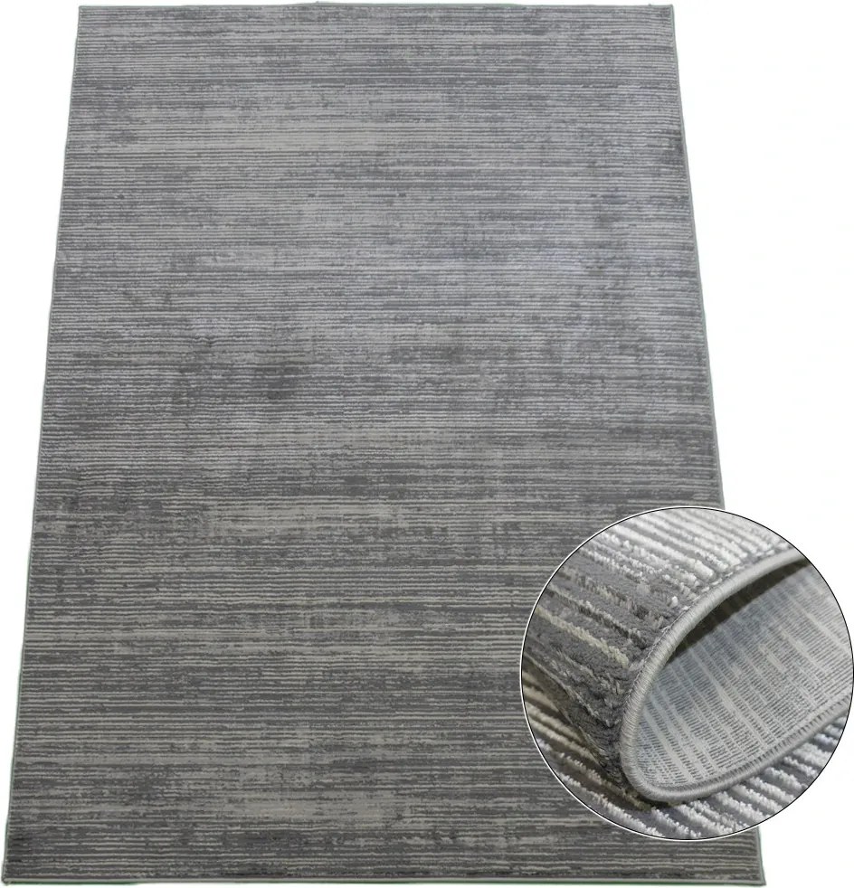 BE Koberec Esprit 3605 GREY – sivý obdĺžnikový Rozmer: 140x190 cm