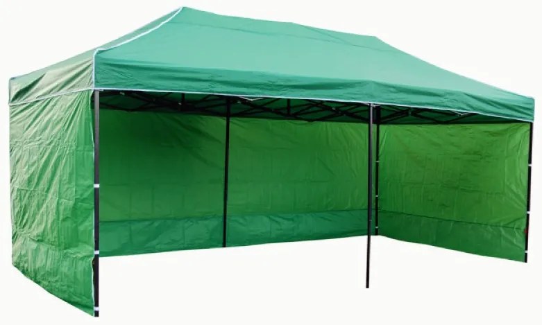 Ekspand Nožnicový stan POLOPROFI 3x6 m ZELENÝ
