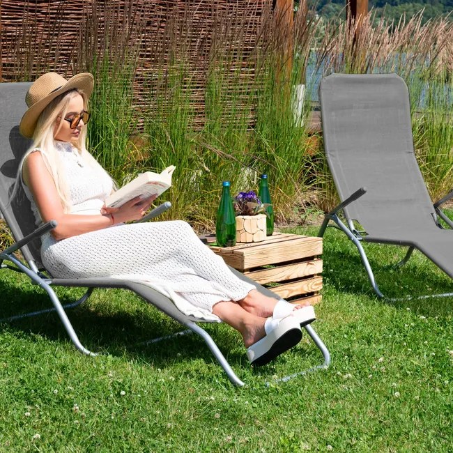 ​​​​​​​Záhradné lehátko SPRINGOS GC0016