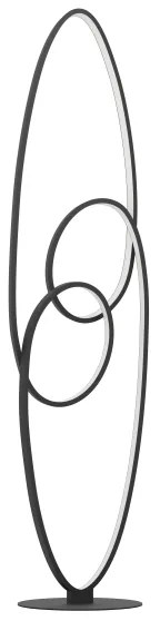 Eglo 901015 - LED Stojacia lampa GIANELLA LED/38W/230V 3000K čierna