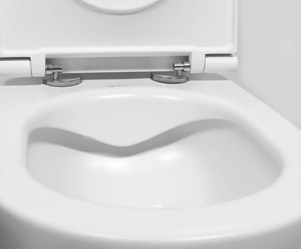 Isvea Isvea, INFINITY závesná WC misa, Rimless, 36,5x53cm, matná biela, 10NF02005-2L