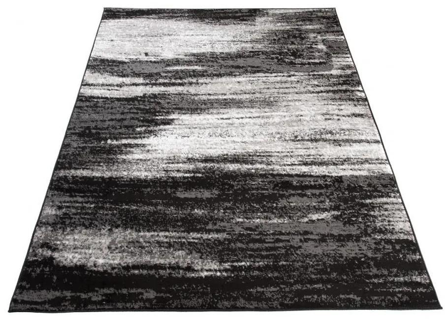 *Kusový koberec PP Prince  sivočierny 80x150cm