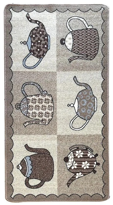 Koberec 0,8/1,5 KMDV179 hnedá