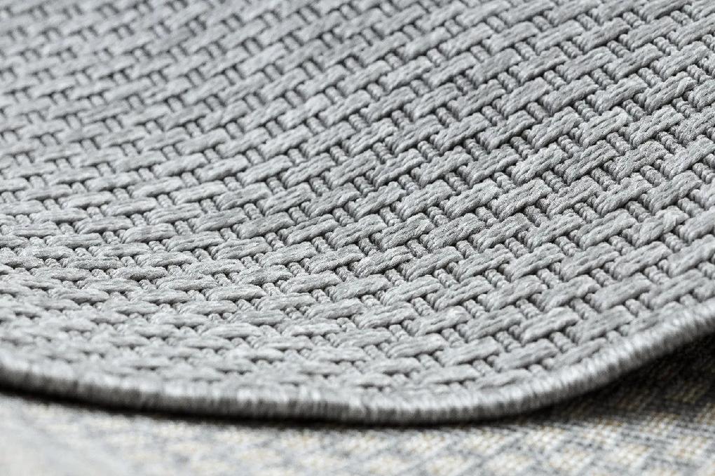 Dywany Łuszczów AKCIA: 60x100 cm Kusový koberec Timo 6272 Light grey - na von aj na doma - 60x100 cm