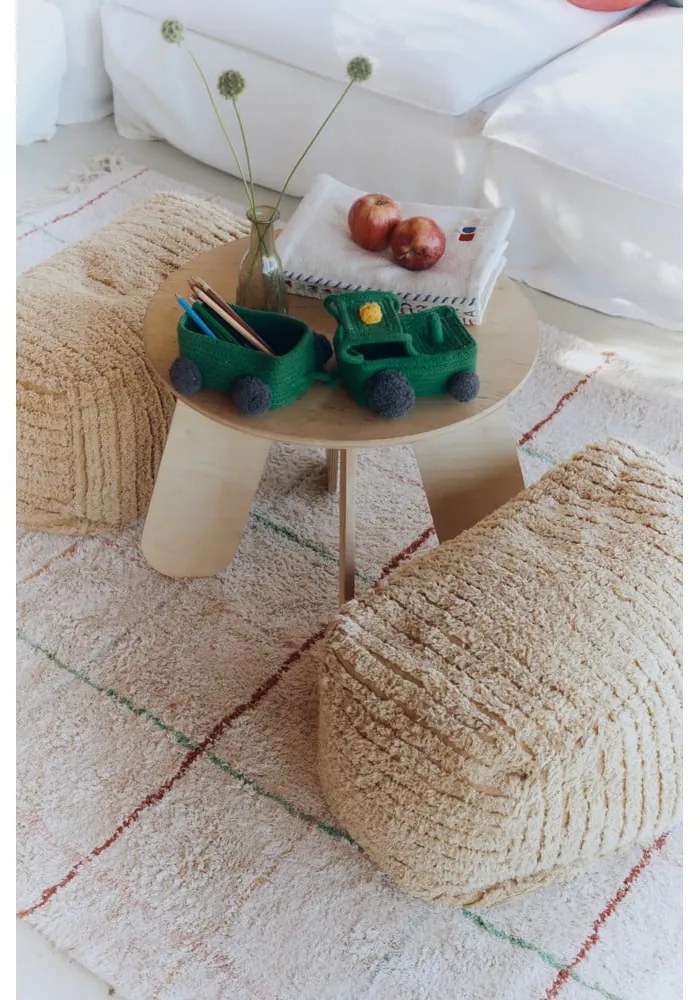 Detský sedací vak v horčicovej farbe Haystack – Lorena Canals