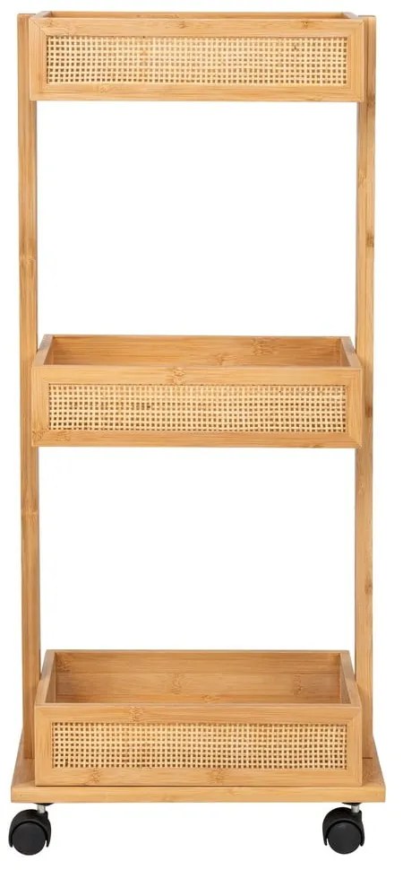 Bambusový kúpeľňový regál Wenko Allegre