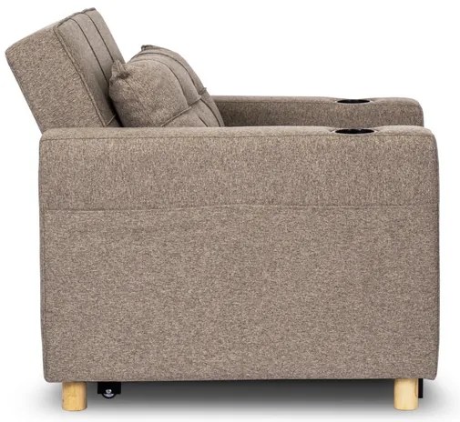 Rozkladacie kreslo JEREMY bežové