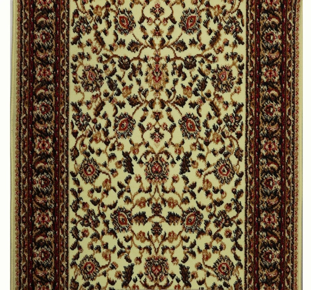 Weltom, Behúň na mieru Samira New 12003-023 cream, šíre 100 cm, béžová, chodba / predsieň