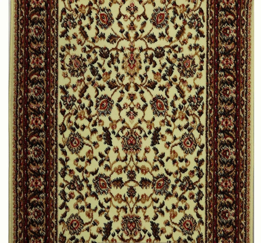 Weltom, Koberec behúň na mieru Samira New 12003-023 cream, šíre 100 cm, béžová, chodba / predsieň