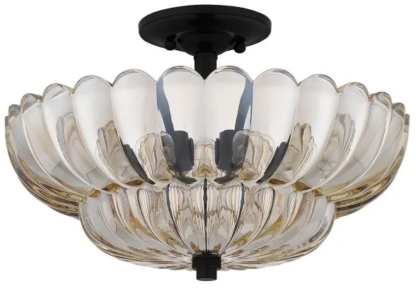 Quoizel QZ-WHITECAP-SF-M - Stropné svietidlo WHITECAP 4xE14/40W/230V pr. 39,5 cm