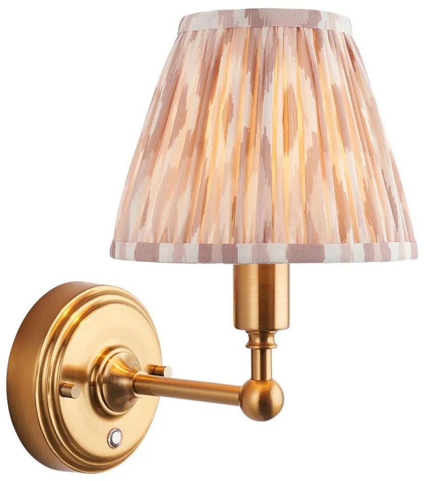 Endon 114831 - LED Stm. nabíjacia nástenná lampa BURLEY LED/1,5W/5V mosadz/béžová