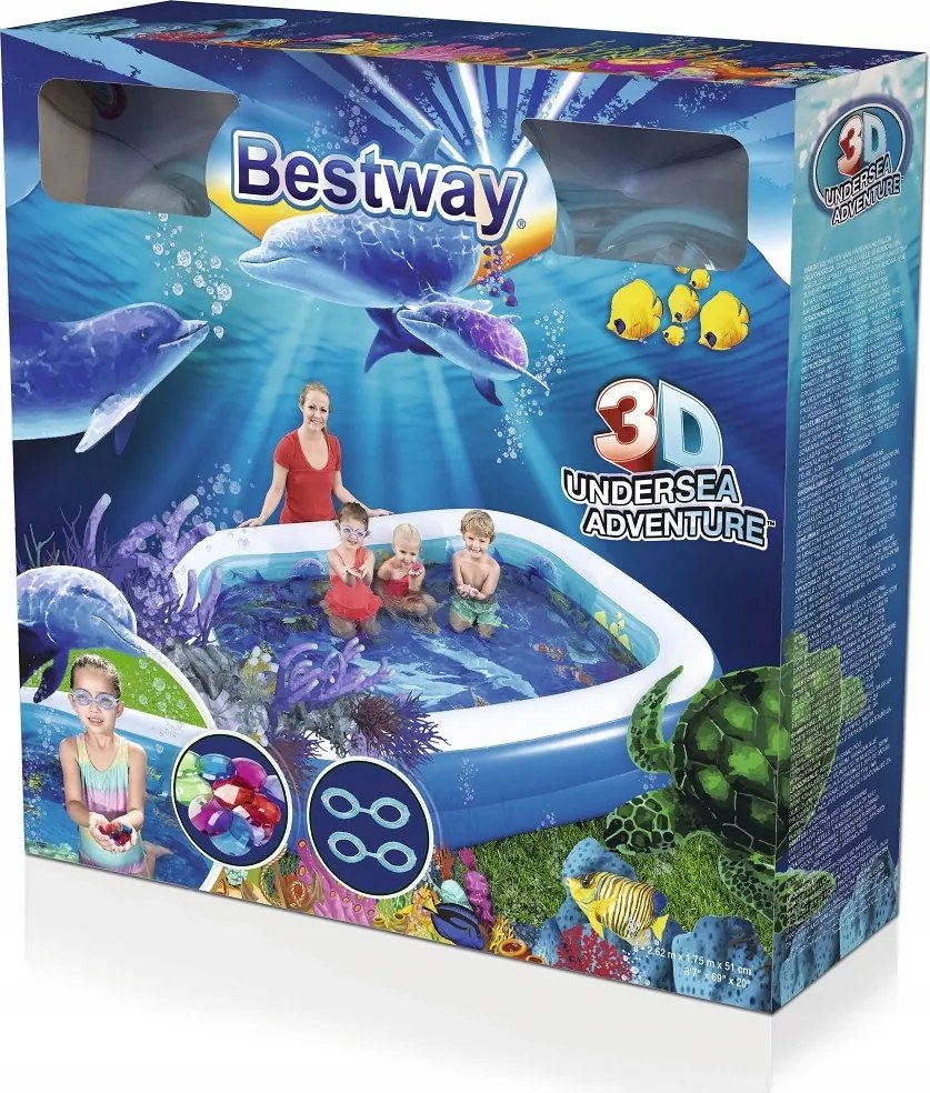 Veľký Nafukovací Bazén 3D Okuliare Bestway 54177