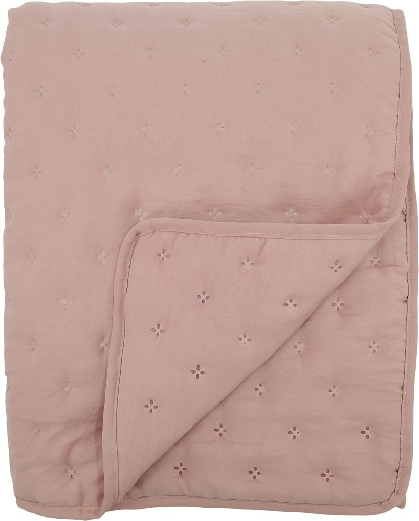 Mäkká ružová prešívaná deka / prehoz Aix Soft – 180*130 cm