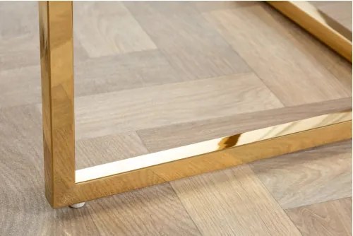 Konferenčný stôl 42160 Elegance Ø80cm Marble Look - Komfort-nábytok
