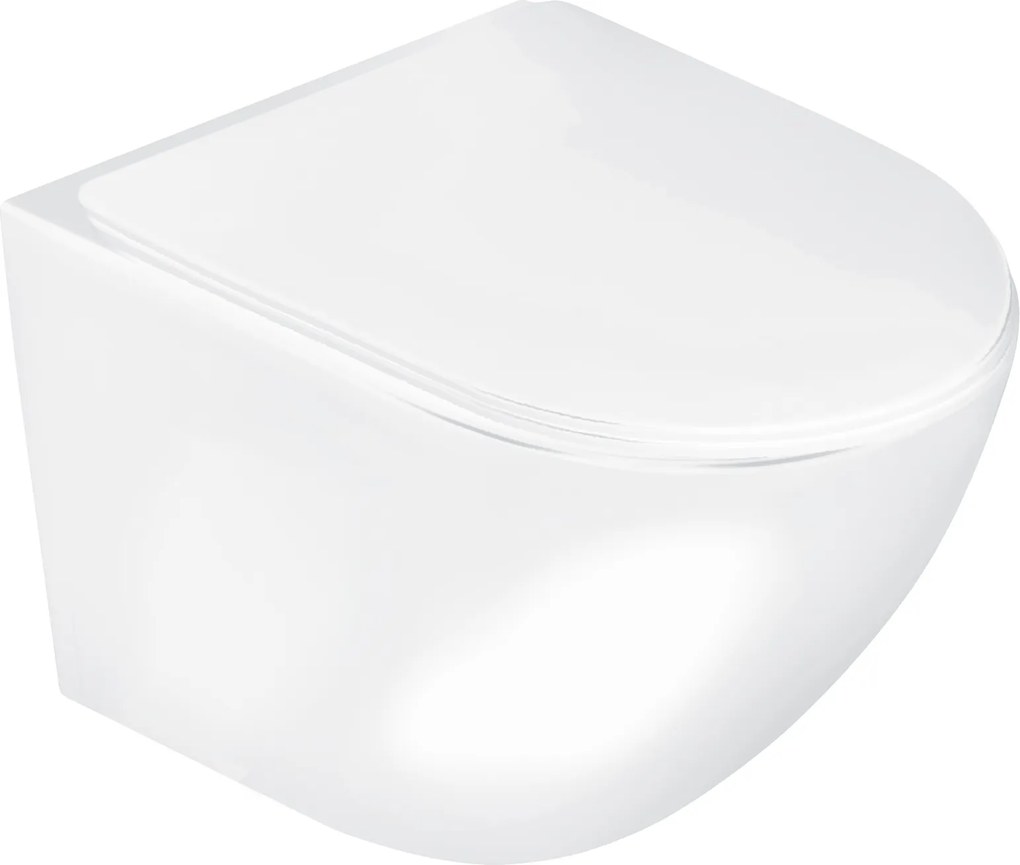 Novoterm Závesné WC NV-Delos WH so SoftClose sedadlom