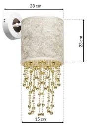 Nástenné svietidlo ALMERIA 1xE27/60W/230V