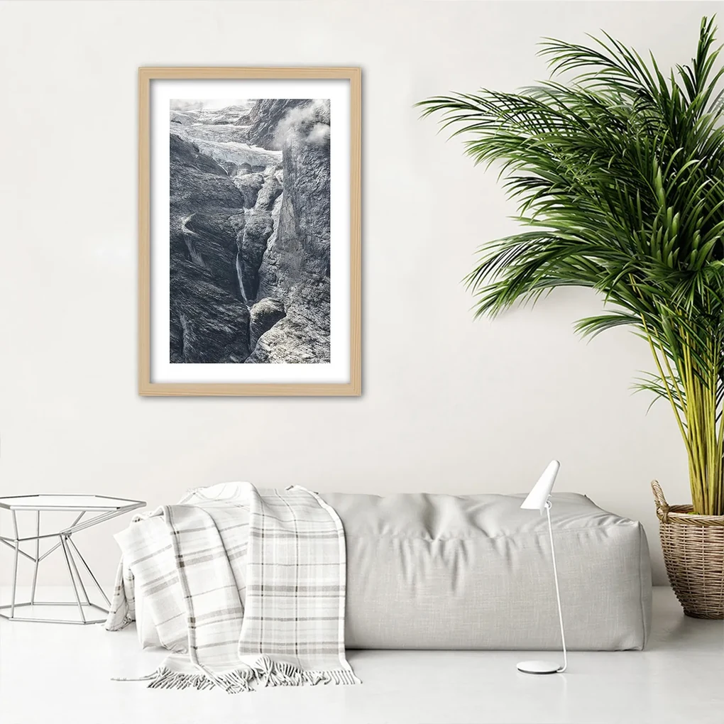 Gario Plagát Pohľad na skaly Farba rámu: Bez rámu, Rozmery: 30 x 45 cm