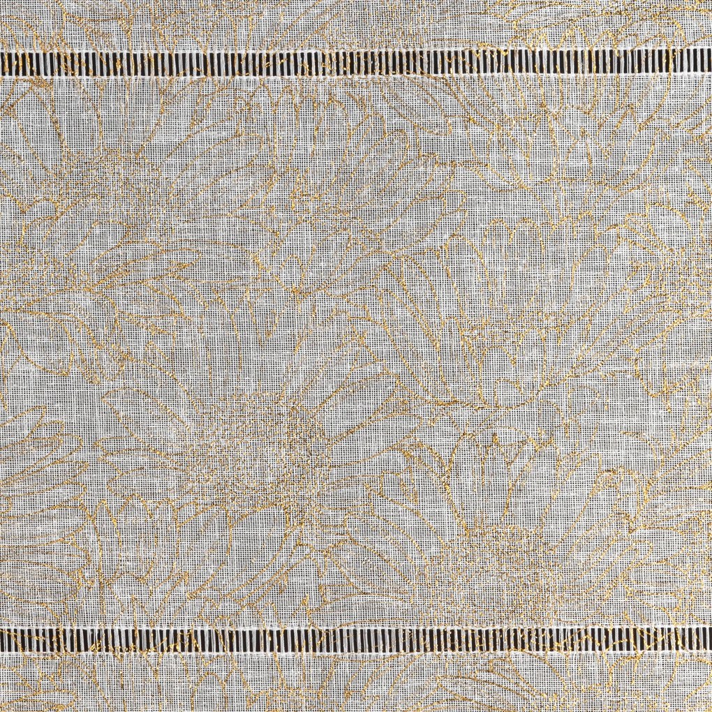 ZÁCLONA NA KRÚŽKOCH KATY 140X250 CM VZOROVANÁ