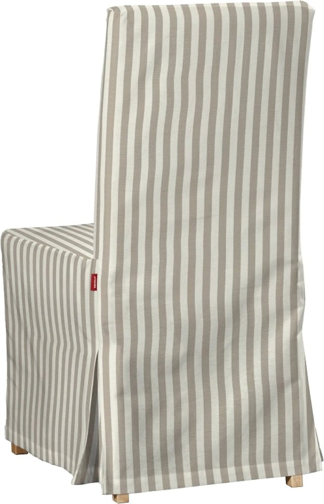 Návlek na stoličku Henriksdal (dlhý) farba produktu béžová látka vzorované
