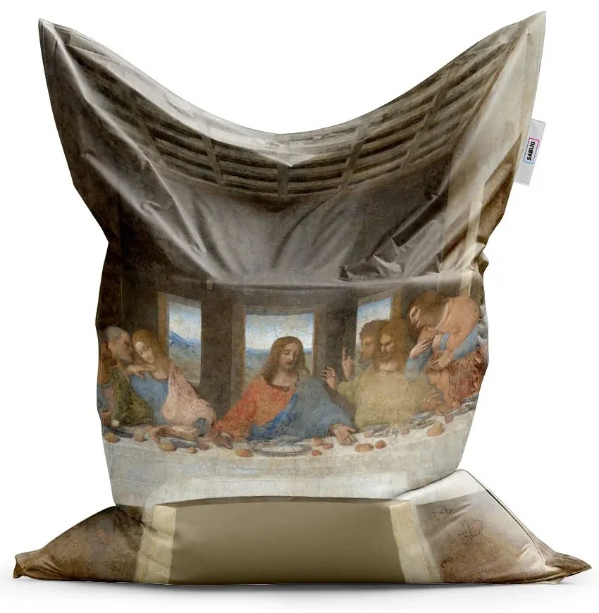 Sablio Sedací vak Posledná večera - Leonardo da Vinci - 150x100 cm