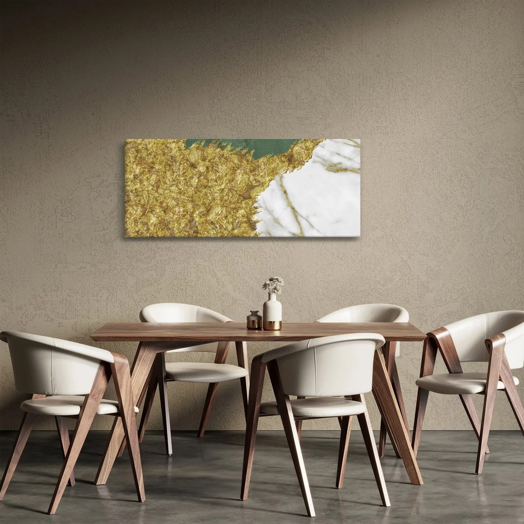 Obraz - Zelený mramor N⁰2 (120x50 cm)