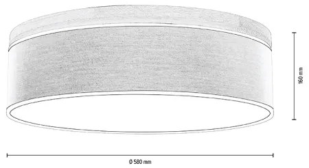 Spot-Light 4995874 - Stropné svietidlo BOHO 4xE27/25W/230V dub 58 cm